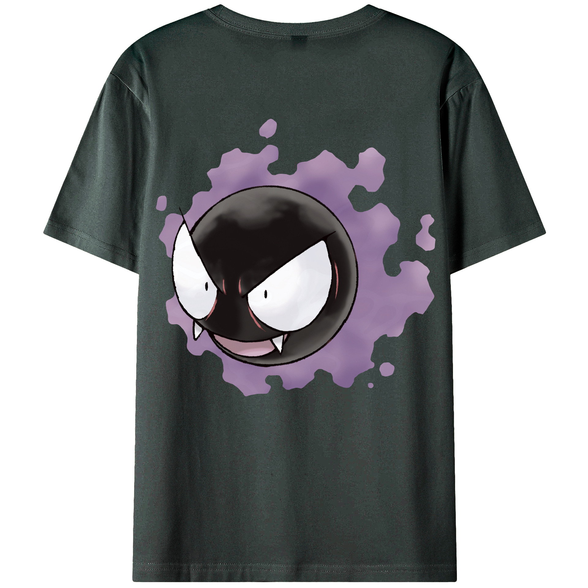 （画像用） ポケットモンスター Pokémon 綿100％ メンズ半袖Tシャツ（バックプリント） 通気性